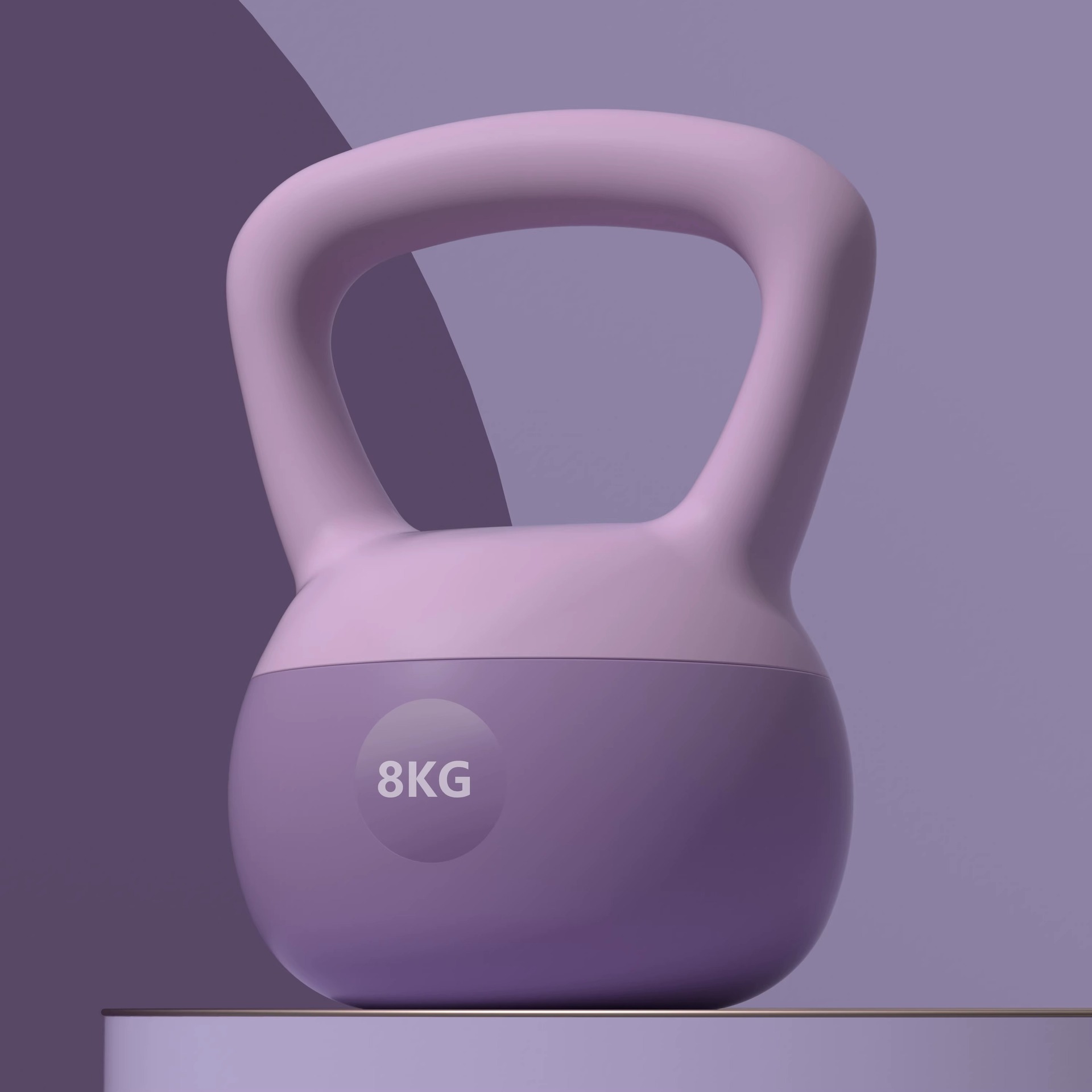 Soft kettlebell software de entrenamiento de sentadillas para mujeres en casa 6kg Hu Ling mancuernas entrenamiento de fuerza de glúteos arena kettlebell fitness