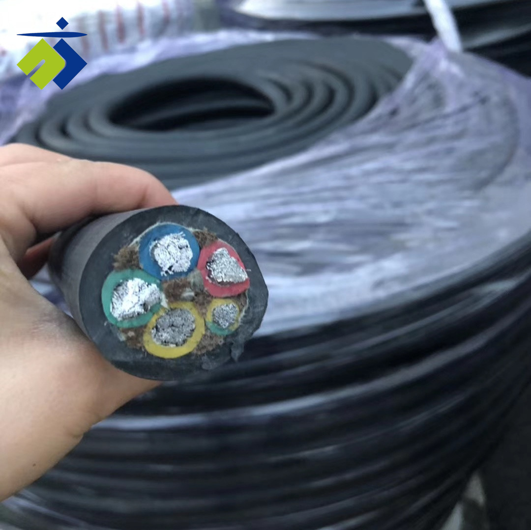 铝合金橡套软电缆16平方3/4/5*16+1/2芯YCLH三相四五线移动电缆