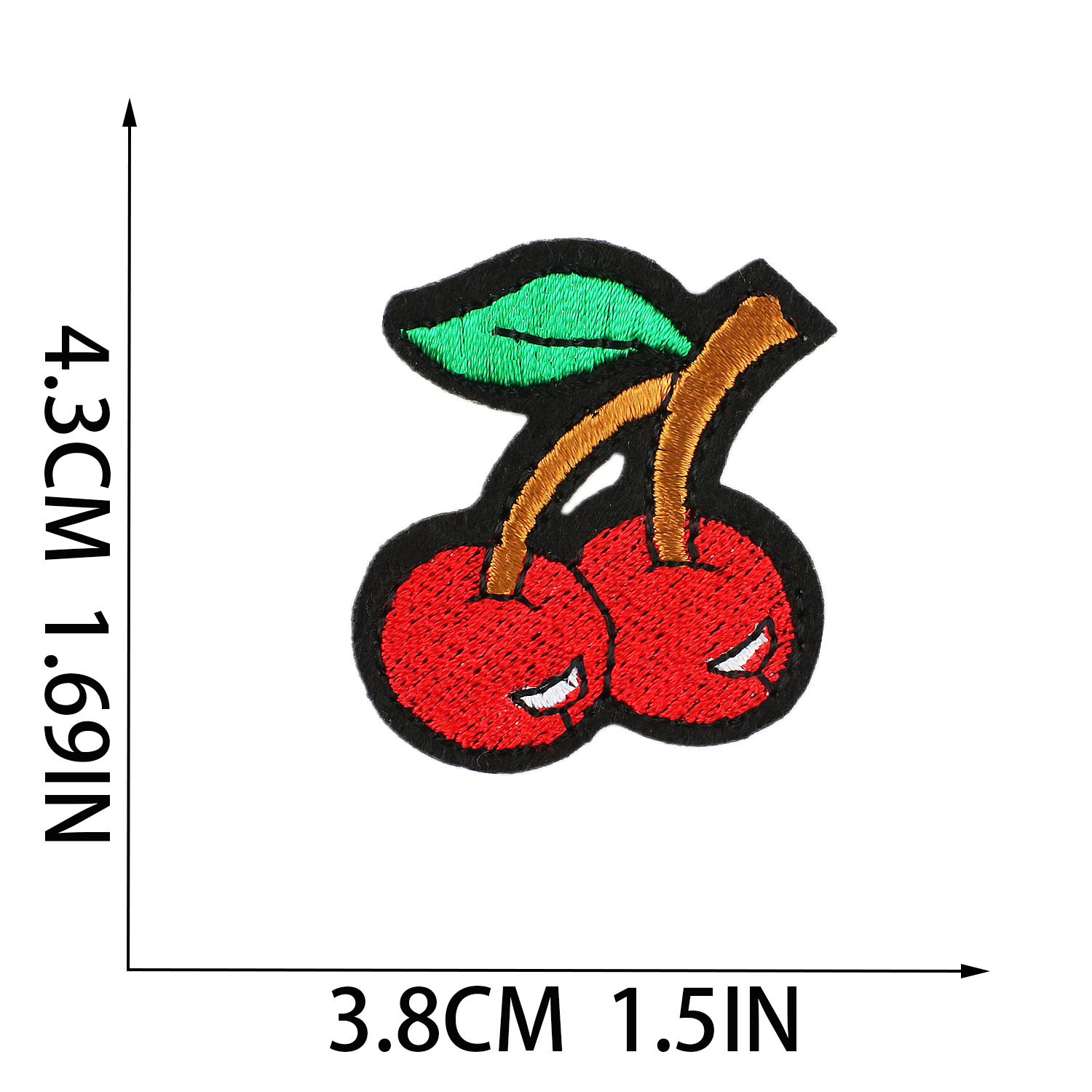 3g Weight Clothing Sticker Patches Classification 1 Piece Quantity Dacron thread Material Cherry, Strawberry Pattern Casual, Elegant, Cute Style Embroidery Craft 1 Piece Casual Elegant Cute Cherry Strawberry Dacron Thread Clothing Sticker Patches 31