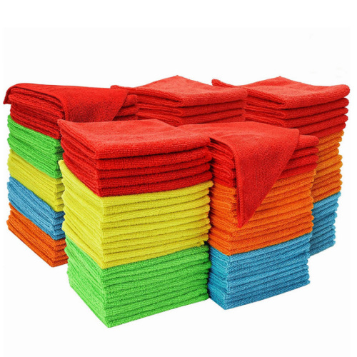 Cross-border best-selling ultra-fine fiber water-absorbent kitchen cleaning cloth home dishwashing cloth scouring pad car washing cleaning towel