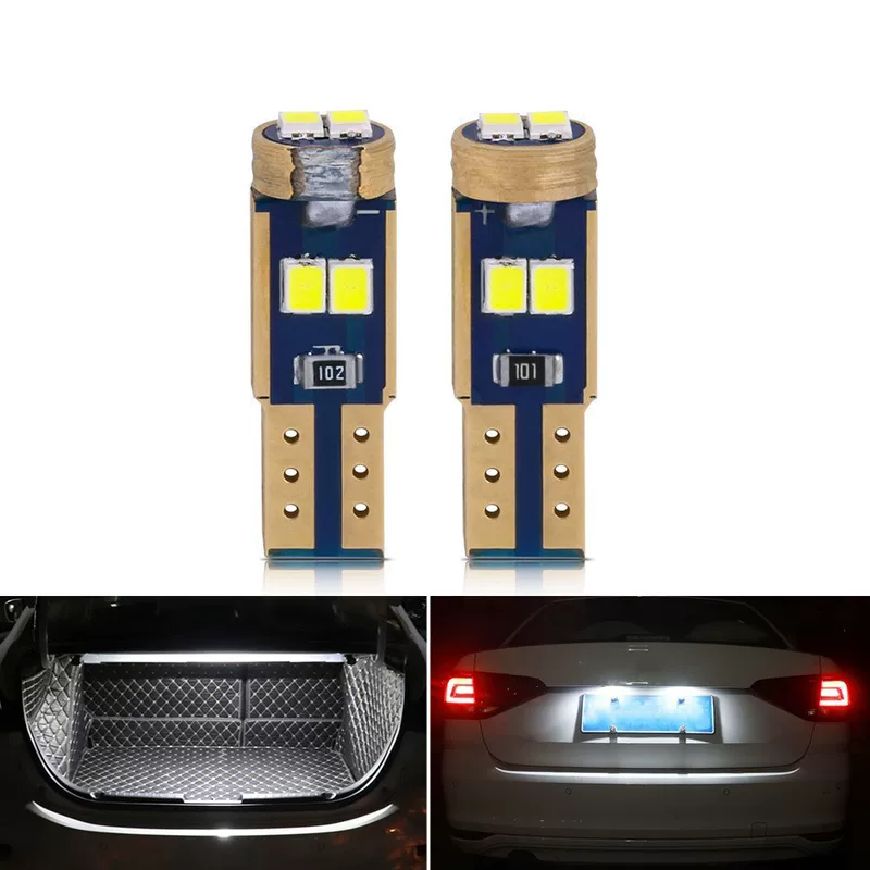 Новый от производителя T5 2016 6 SMD высокосветящаяся лампа для чтения 12V, индикаторная, яркая приборная подсветка