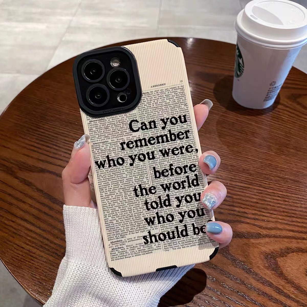 Samsung A71 A53 A32 Protective Phone Case Newspaper Design Women_voghion.com