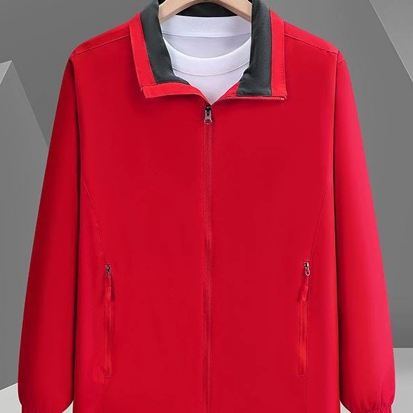 Осенняя и зимняя тонкая куртка рабочая одежда с логотипом