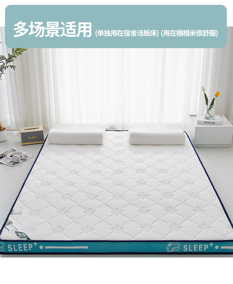 慕棉眠 乳胶床垫榻榻米垫子加厚家用记忆棉软床垫