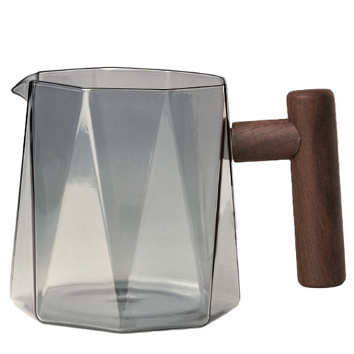 Ye Coffee Octagonal Creative Hand-brewed Coffee Glass Tasting Cup Sharing Pot Fair Cup Coffee Cup Set