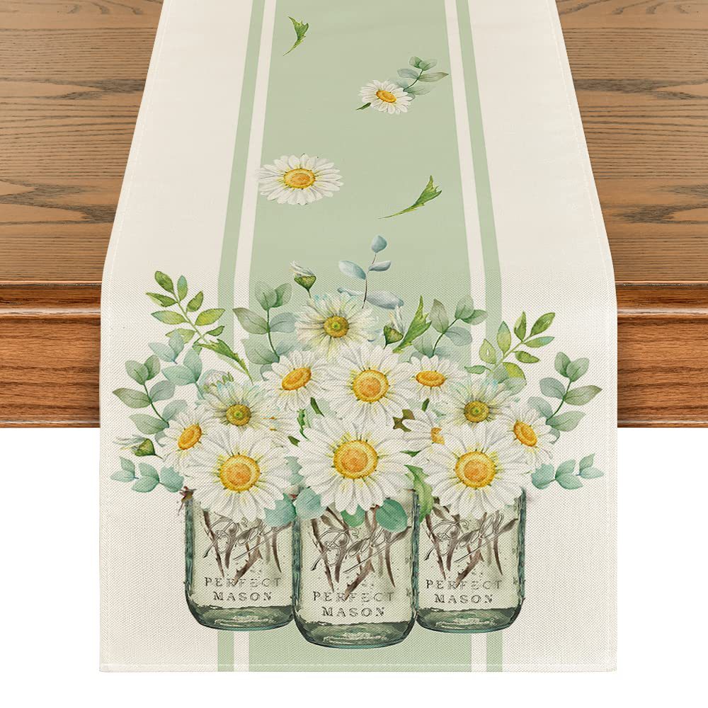 Flor Lino tabla corredor placemat Amazon nueva tela placemat Toalla de mesa estera de mesa aislamiento térmico antideslizante estera lavable