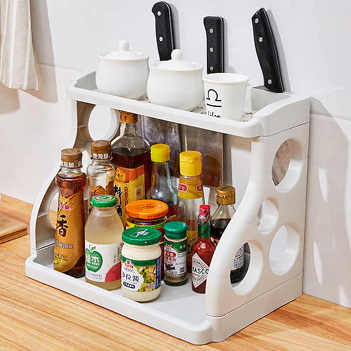 Large gray [kitchen storage rack]