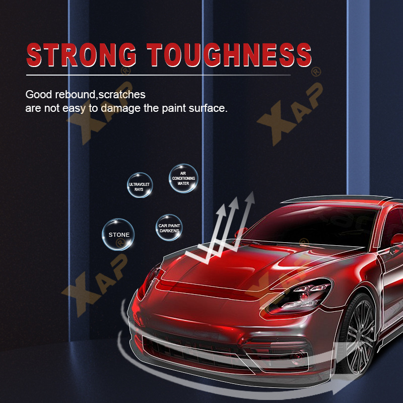 Cross-border exclusive for Tesla Model3_Y17-23TPU invisible paint anti-scratch brightening protective film