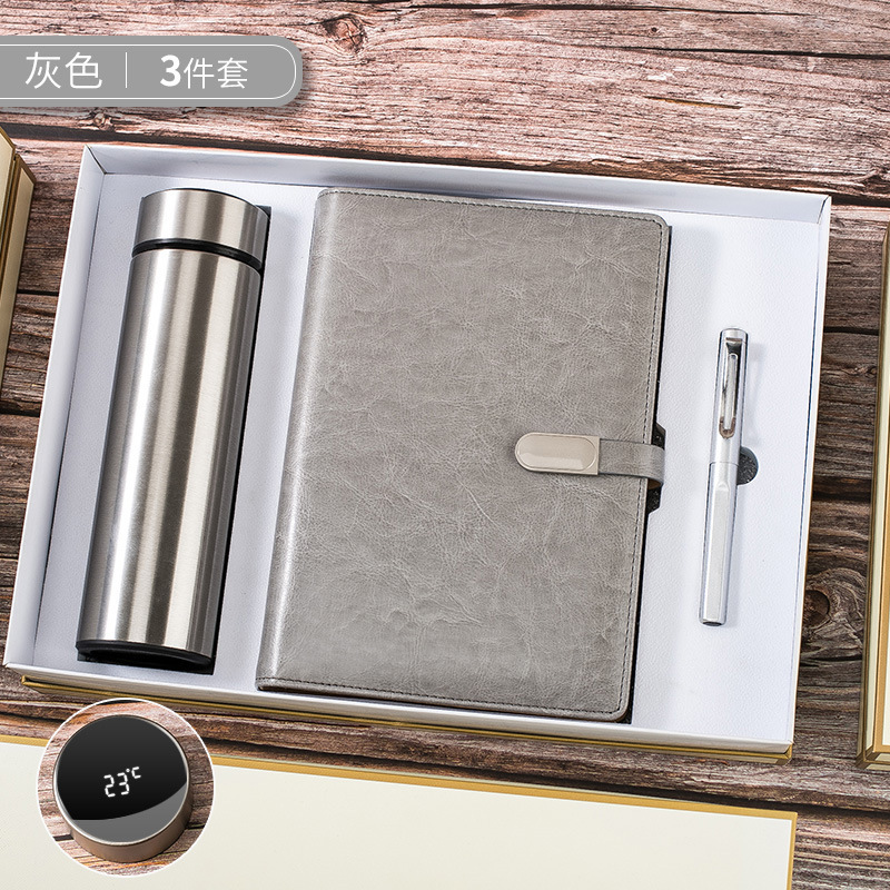 Set de regalo empresarial con logotipo personalizado, regalo para eventos de inauguración, set de recuerdo para reuniones de empresa, regalo práctico para clientes