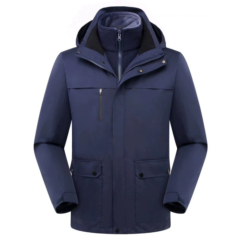 DuPont Teflon прочная водонепроницаемая куртка «три в одном» антистатическая ветрозащитная водонепроницаемая съемная маленькая оксфордская композитная куртка