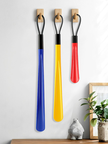 Plastic shoehorn, extra long shoehorn, high-end shoe lifter, long-handled shoehorn, shoe-wearing artifact, household shoehorn, shoe handle