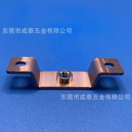 开关联接端子 四脚压铆攻牙接线端子座 大电流焊接铜端子铜鼻子