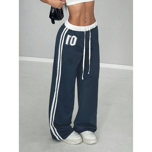 Bestselling women's casual fashion new loose trendy printed design versatile pants