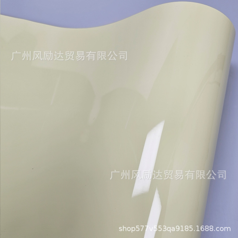 Car full vehicle color change film self-adhesive PET ultra-bright crystal khaki Milan motorcycle modification full body film