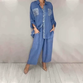 连衣裙;时尚休闲套装;女式衬衫