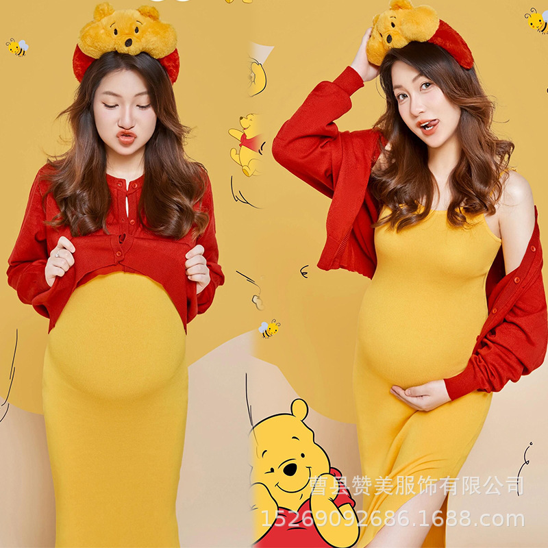 Photo Studio New Pregnant Women Photo Clothing Sweet Cute Big Belly Pregnant Mommy Photo Art Photo Clothing at Home Photo Studio New Pregnant Women Photo Clothing Sweet Cute Big Belly Pregnant Mommy Photo Art Photo Clothing at Home