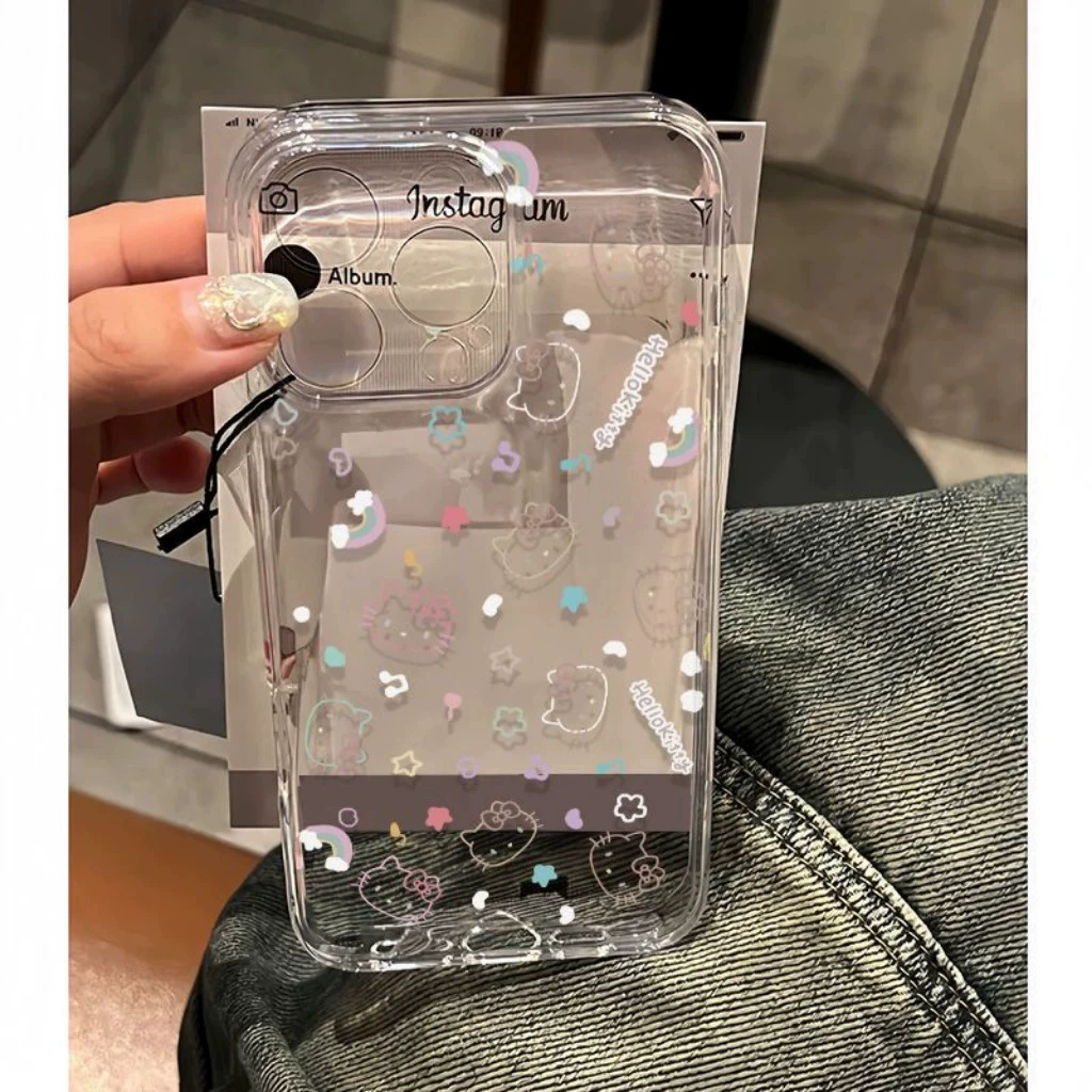 Телефонный чехол Hello kitty, apple, rainbow совместимый, космический мультфильм iPhone 14, iphone, 17, 17promax