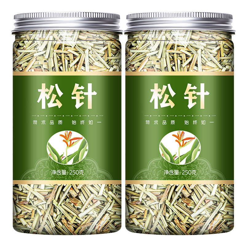 東北長白山野生乾松針茶葉特級正品全松茶紅松馬尾松針茶500g包郵便|undefined