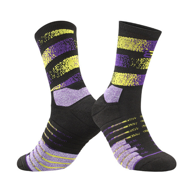 Men and Women Elite Basketball Hiking Sports Crew Socks Performance Thick Cushion Outdoor Sports Compression Work Bicycle Socks