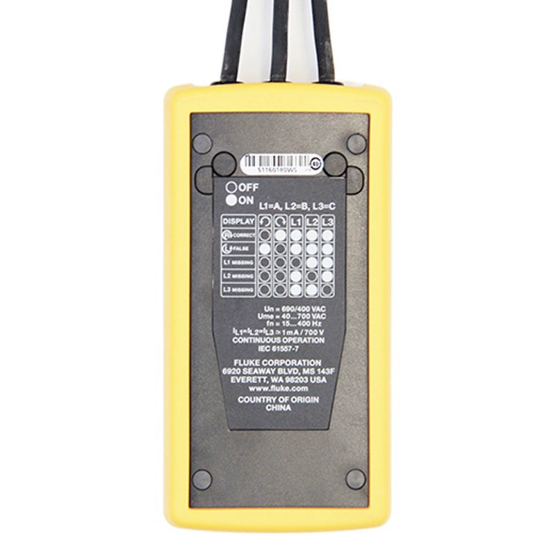 Fluke FLUKE9040 Прибор для обнаружения последовательности фаз напряжения 923/925 Индикатор последовательности фаз Измеритель температуры и влажности 9062