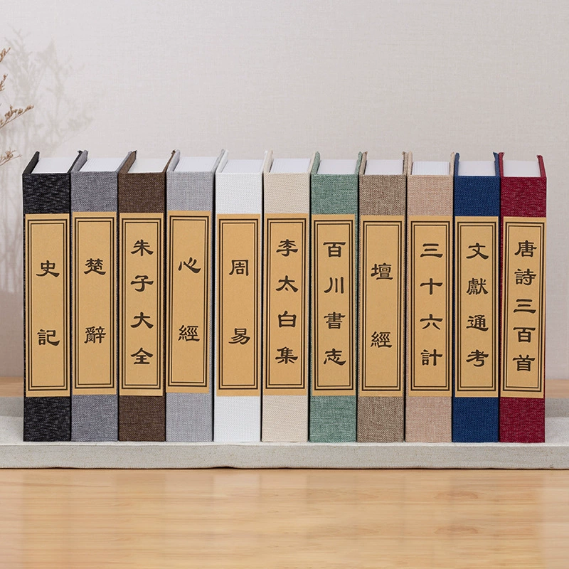 Книжная полка, реалистичные реквизиты, украшения для офиса, китайский стиль