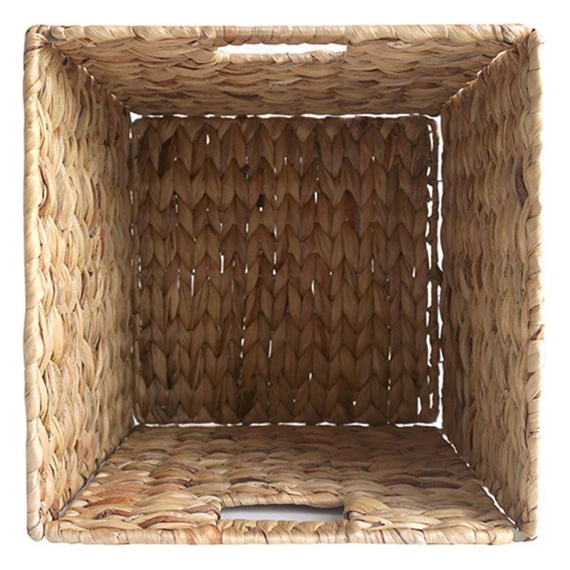 Alta calidad agua Jacinto hierba mano tejida cesta de almacenamiento cesta plegable cesta de almacenamiento Amazon Venta caliente