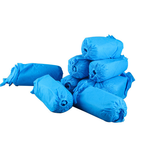 Disposable thickened non-woven shoe covers for home workshop machine room shoe covers non-slip and rainproof shoe covers manufacturer wholesale