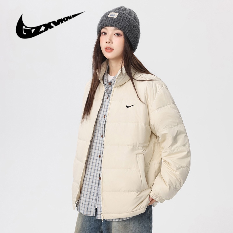 Cross-Border Men's Clothing 2025 Winter White Duck down Jacket Men's Couple Stand Collar Light Business Casual Versatile Jacket for Women