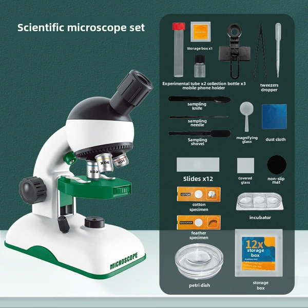 Professional light source, microscope, 1200 times increase, science