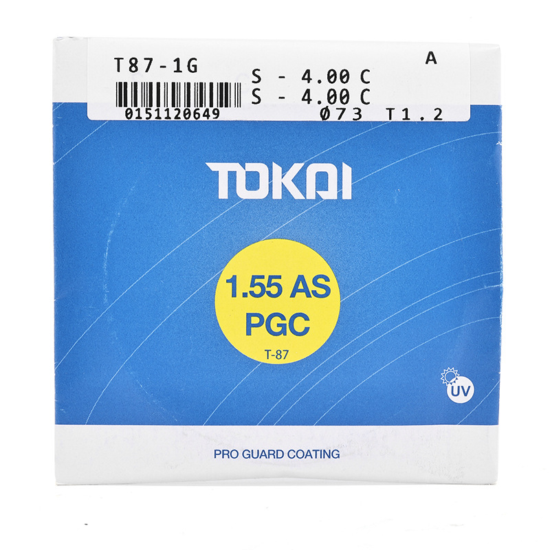 Tokai日本东海 近视眼镜片 原装 1.76超薄防护防蓝光耐磨镜片双非