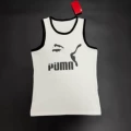 264 tight fitting vest white BM