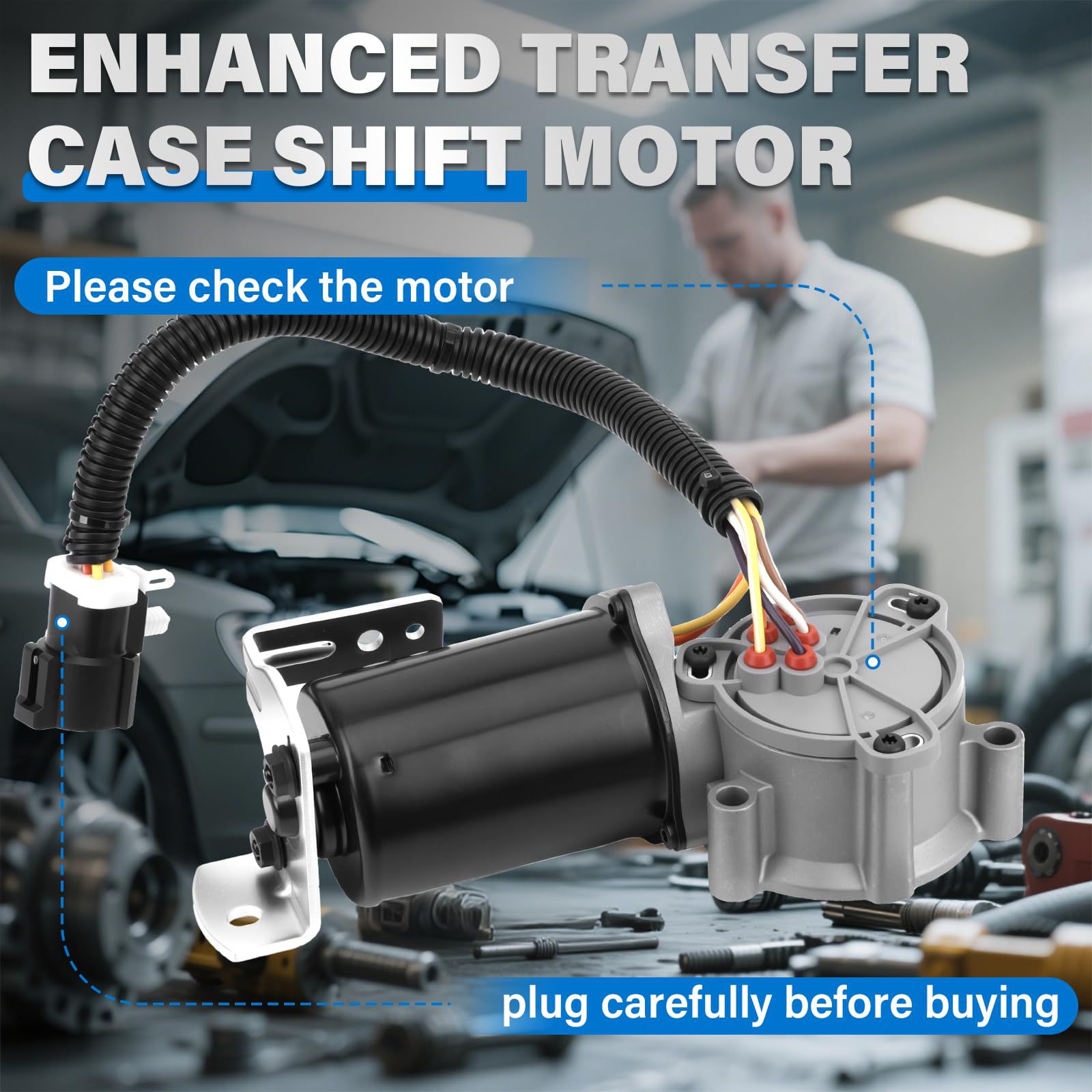 Transfer Case Motor Suitable for 06-11 Ford Ranger 6L5Z7G360Aa 6L5Z7G360Ab