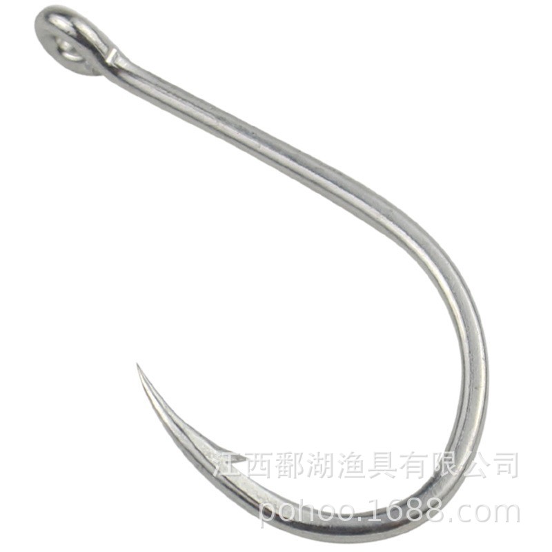 Qihu boutique tubo fu isini 9938 anzuelo carpa gancho anti-óxido azul fábrica calidad 10 unids/bolsa