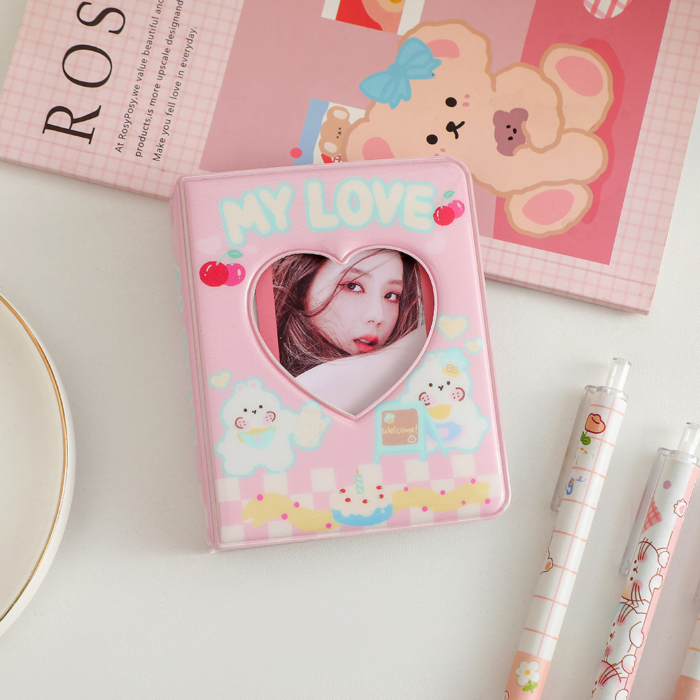 Korean Version Of Cartoon 3-inch Polaroid Photo Album Hollow Collection Book display picture 3