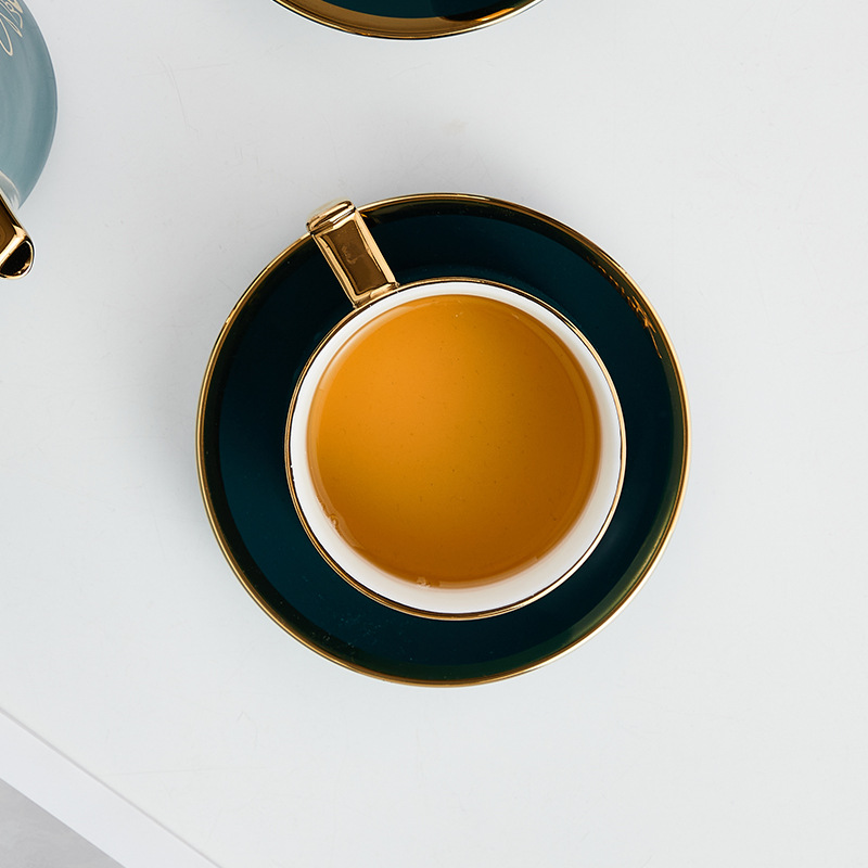 Tetera traje hogar alce taza de té juego de té de cerámica tetera de flores pareja juego de agua traje tarde taza de té taza de café