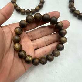 莺歌绿棋楠沉香木棋楠手串老料99沉佛珠男女款手链12mm文玩