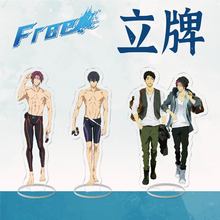 Free!男子游泳部动漫周边亚克力立牌七濑遥橘真琴松冈凛动漫摆件