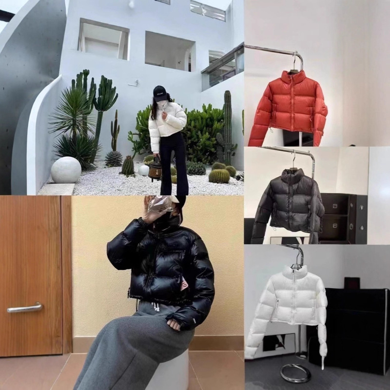 Putian Pure Original North Face Kendall down Jacket Women's 700 Puff White Duck down 84 Style High Waist Short down Jacket