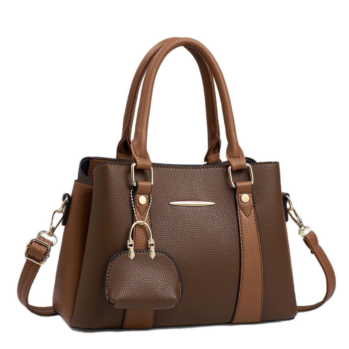 Temperamento de todo fósforo nuevo bolso coreano, bolso de hombro exquisito para mujer, bolso de mensajero para mujer, bolso grande para mujer