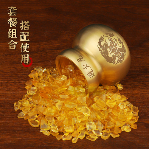 Brass Kitchen Feng Shui Fire Avoiding Dragon Bottle Gourd Bottle Feng Shui Ornaments Household Supplies Crafts Ornaments One Piece Dropshipping
