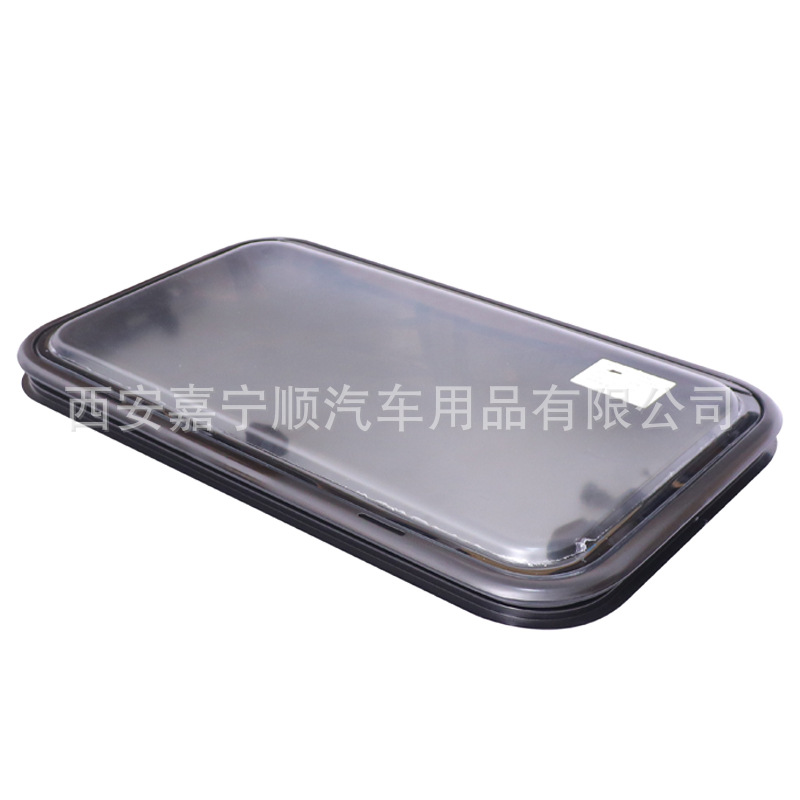 Ventana de ventilación lateral de RV material acrílico con cortina de privacidad Pantalla de insectos se puede fijar ángulo abierto grande