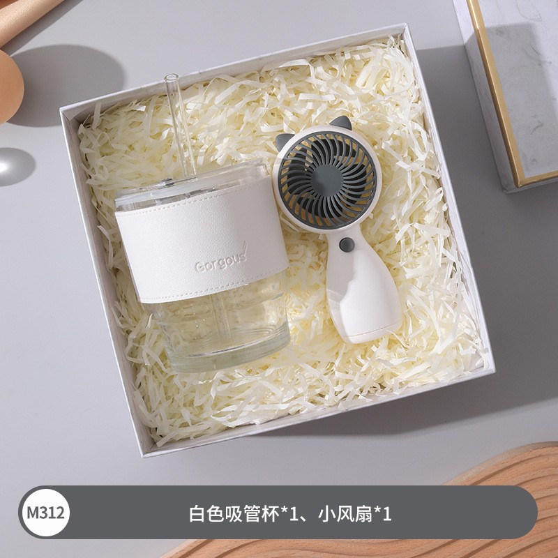 화이트 [백대나무컵+부채]