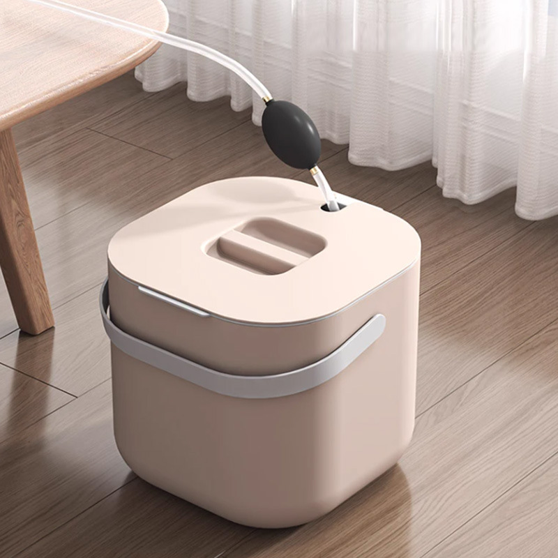 簡単な茶バケツの廃バケツは贅沢な家庭用の茶台のゴミ箱の周囲の茶かす桶に茶葉かす茶葉桶を注ぎます。|undefined