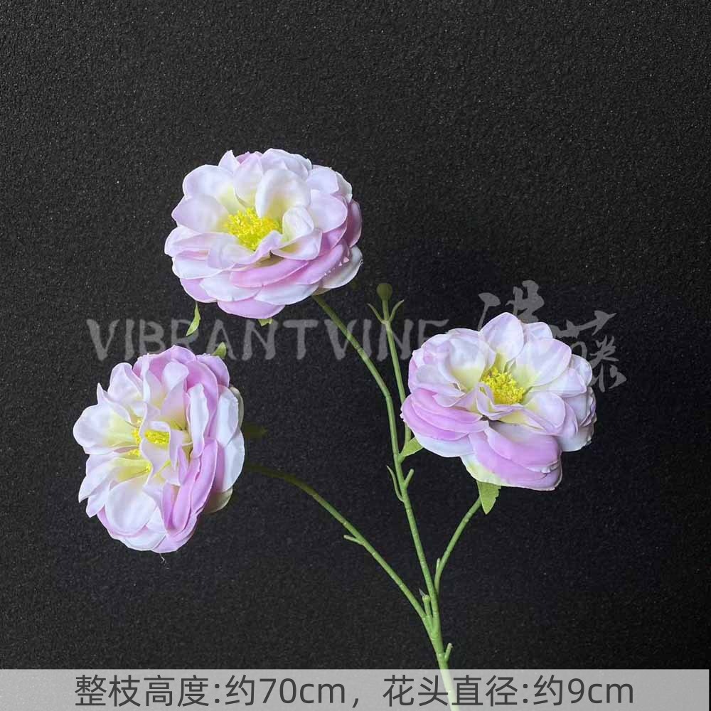 Púrpura de la boda flor artificial salón de bodas Camino de plomo techo arreglo floral Hotel Bienvenido arco piso decorativo flor artificial