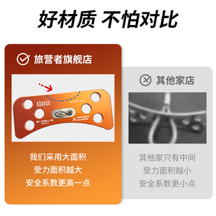J8 Climbing Rescue High-Altitude Work Fixed Auxiliary Steel Wire Anchor Dog Bone Air Conditioner Installation Protector G3