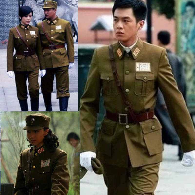 Восьмипутевой армейский партизанский фильм и драматические костюмы, офицер и солдат Республики Китай Шажия Банг, женщины-воины с Эр Гоузи.