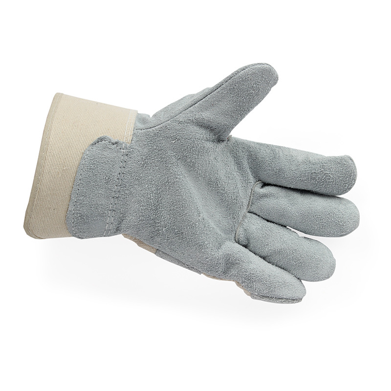 焊兽11200电焊手套 牛二层短皮手套 25CM长焊工作业手套 电焊手套