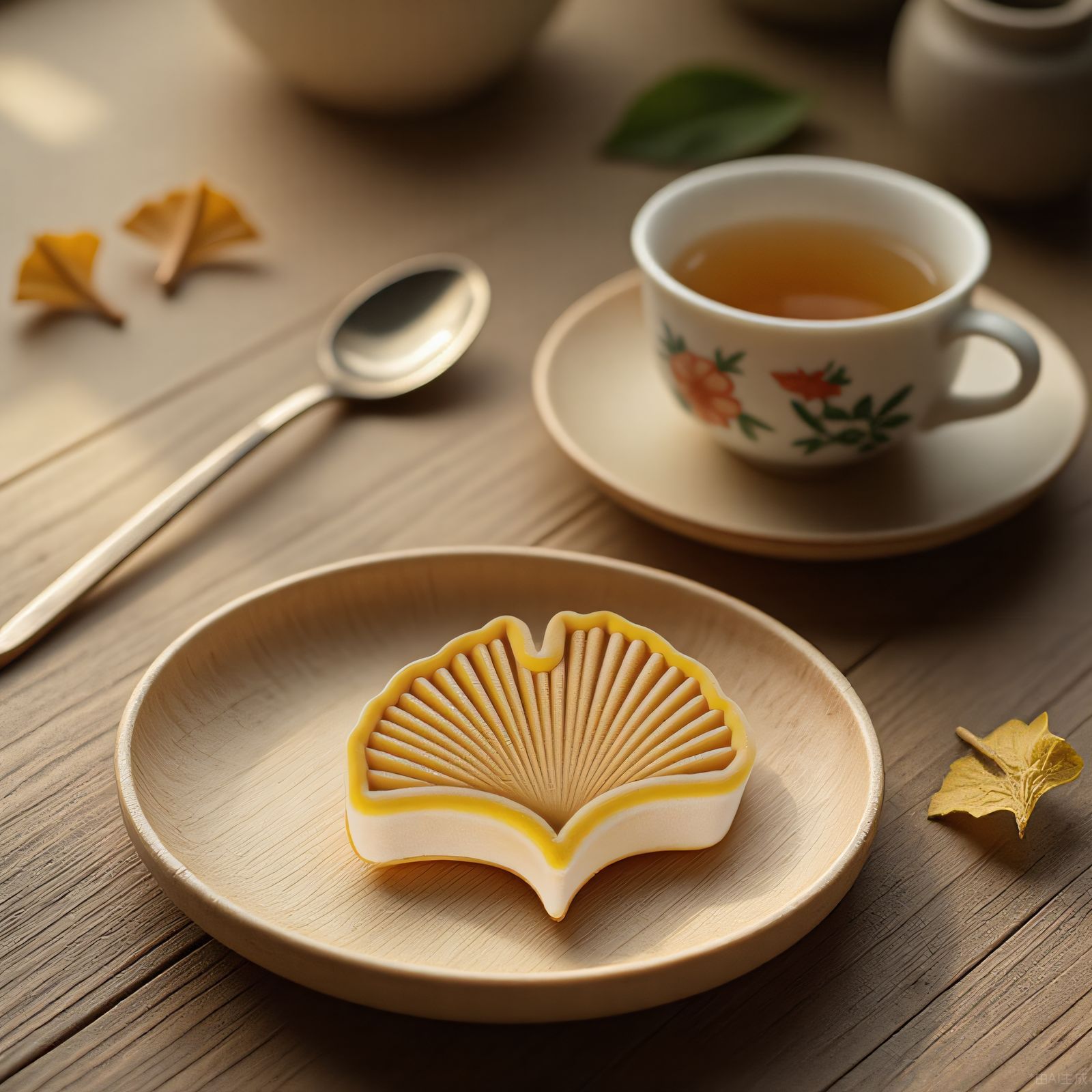 Molde Silicona Hojas (Loto/Rosa/Ginkgo) — Pudín, Mousse, Chocolate