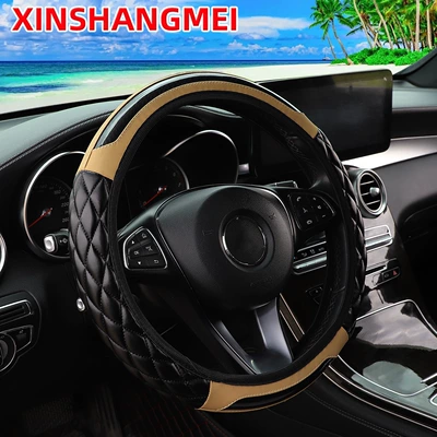 Steering wheel cover — wheel cover without inner ring - beige-one-size-fits-all