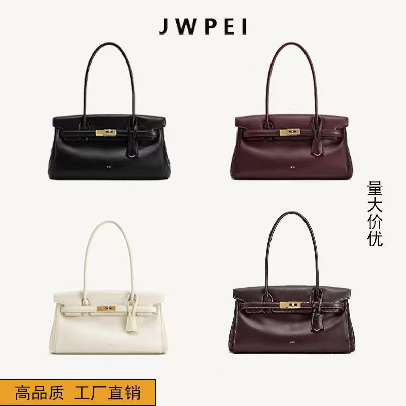 JW PEI公文包女2025新款Yara手提单肩腋下包小众设计法棍包2T267